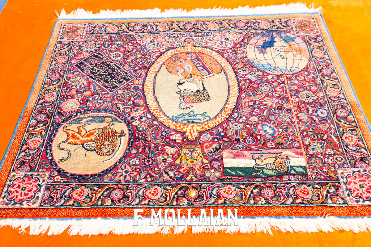 Tapis Pictorial Mashad Amoghli n°:882823